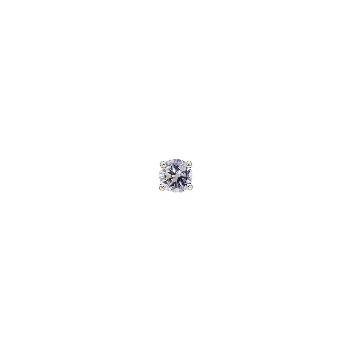 0.03Ct VVS1/F Diamond Solitaire Nose Pin in 18K Gold