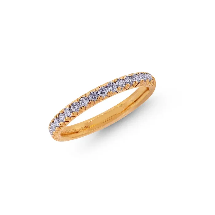 0.36Ct VVS/FG Diamond Band in 18K Gold