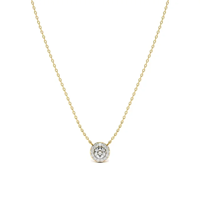 0.37 Carat Aurelian Bloom 9KT Gold Lab Grown Diamond Necklace