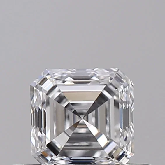 0.50 Carat Asscher Shaped, Very Good Cut, D Color, VS1 Clarity, IGI Certified Lab Grown Diamond