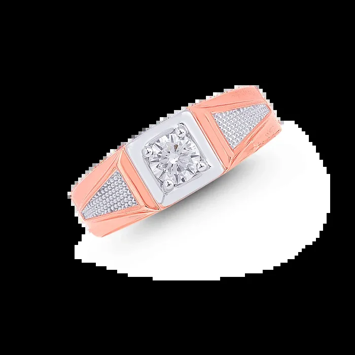 0.50CTW SI/JK Solitaire Diamond Ring in 14K Rose Gold