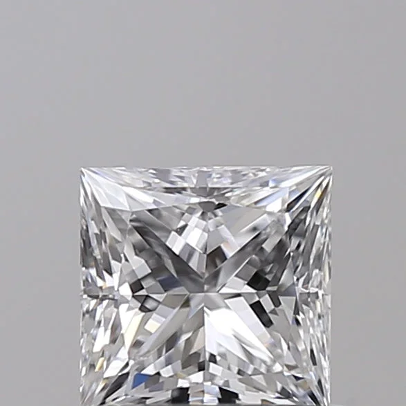 0.52 Carat Princess Shaped, Ideal Cut, D Color, VVS1 Clarity, IGI Certified Lab Grown Diamond