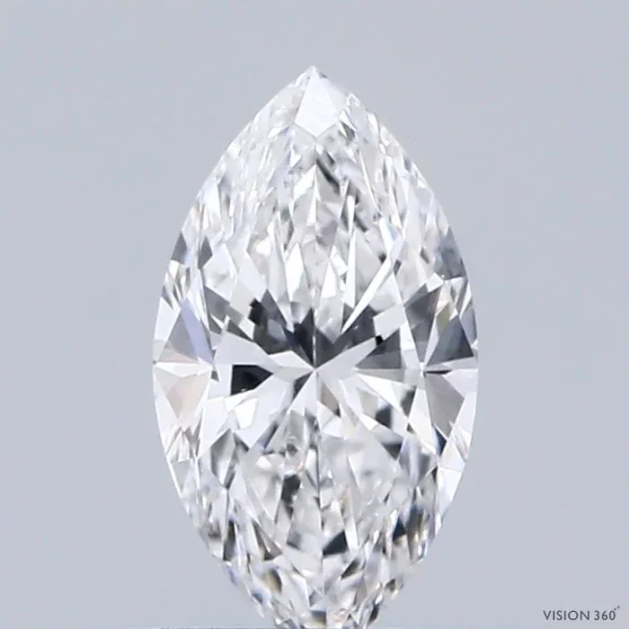 0.55 Carat Marquise Shaped, Excellent Cut, E Color, VVS1 Clarity, IGI Certified Lab Grown Diamond