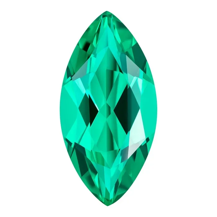 0.65 Carat Marquise Cut Lab-Created Emerald