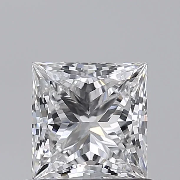 0.73 Carat Princess Shaped, Excellent Cut, E Color, VVS1 Clarity, IGI Certified Lab Grown Diamond
