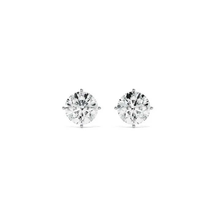 0.81 Carat 9KT Gold Lab Grown Diamond Solitaire Earrings