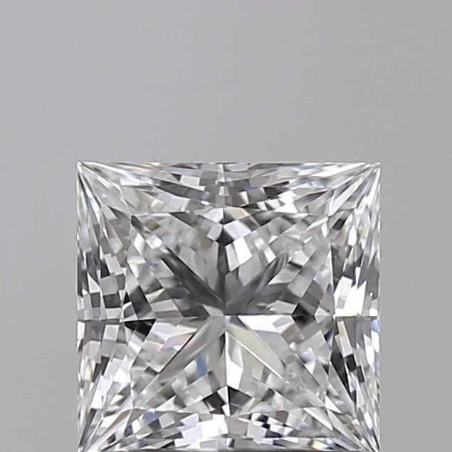 0.81 Carat Princess Shaped, Ideal Cut, D Color, VVS1 Clarity, IGI Certified Lab Grown Diamond