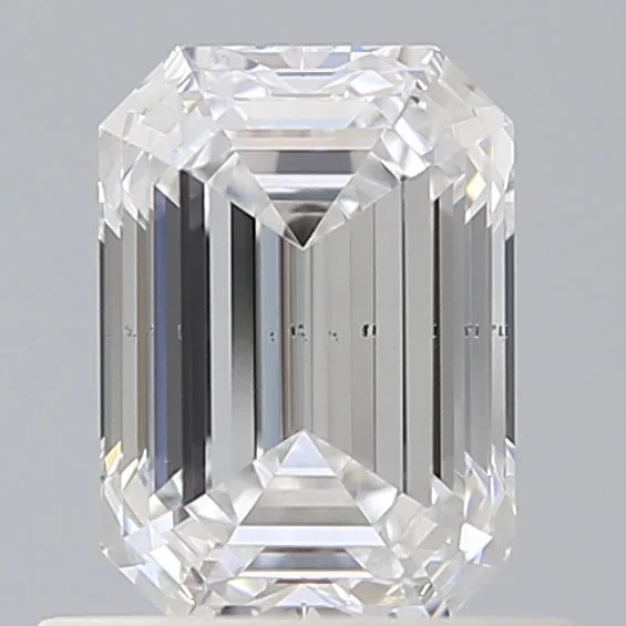 0.90 Carat Emerald Shaped, Very Good Cut, E Color, SI1 Clarity, IGI Certified Lab Grown Diamond