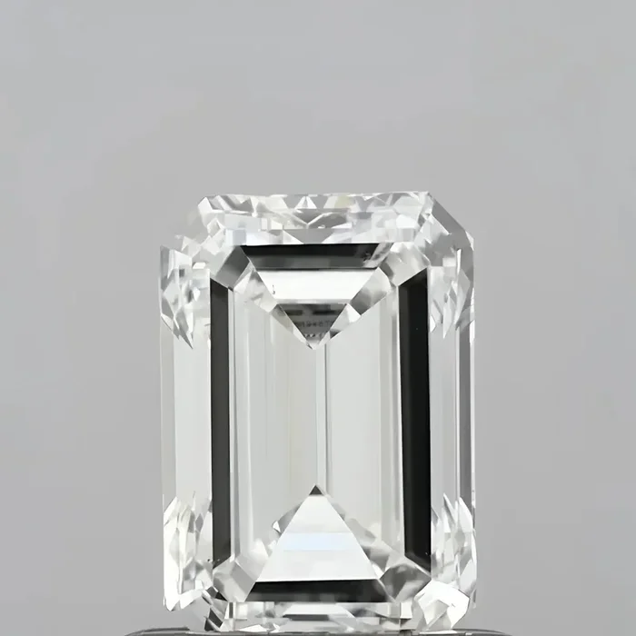 0.90ct Emerald Lab Grown Diamond (Colour F, Clarity VS2, IGI Certified)