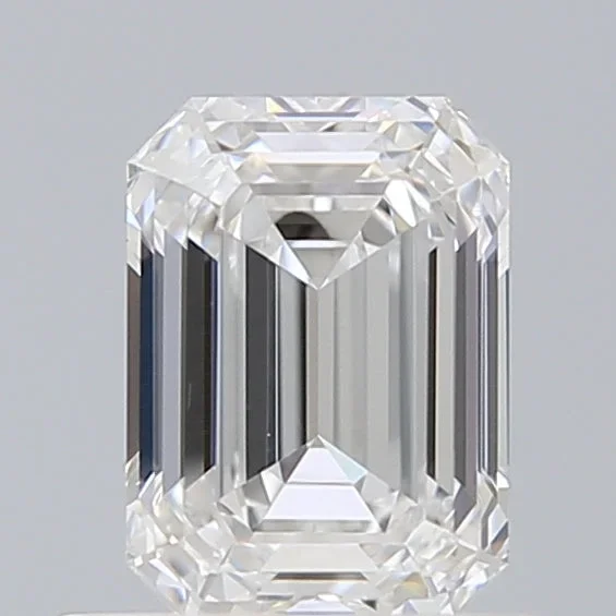 0.91 Carat Emerald Shaped, Very Good Cut, E Color, VS2 Clarity, IGI Certified Lab Grown Diamond
