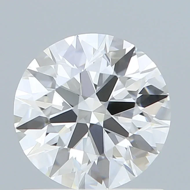 0.98 Carat Round Shaped, Ideal Cut, D Color, VVS2 Clarity, IGI Certified Lab Grown Diamond