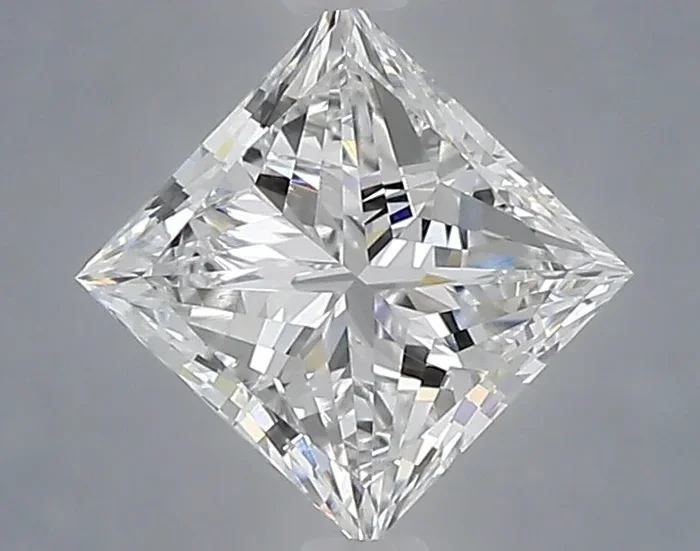 1.00 Carat Princess Shaped, Very Good Cut, D Color, VS1 Clarity, IGI Certified Lab Grown Diamond