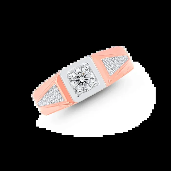 1.01Ct VS1/I Solitaire Diamond Ring in 14K Rose Gold