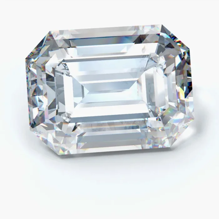 1.03 Carat Emerald Shaped, Ideal Cut, D Color, VS1 Clarity, IGI Certified Lab Grown Diamond