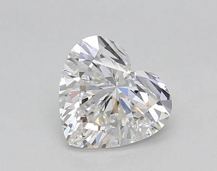 1.03 Carat Heart Shaped, Ideal Cut, D Color, IF Clarity, IGI Certified Lab Grown Diamond