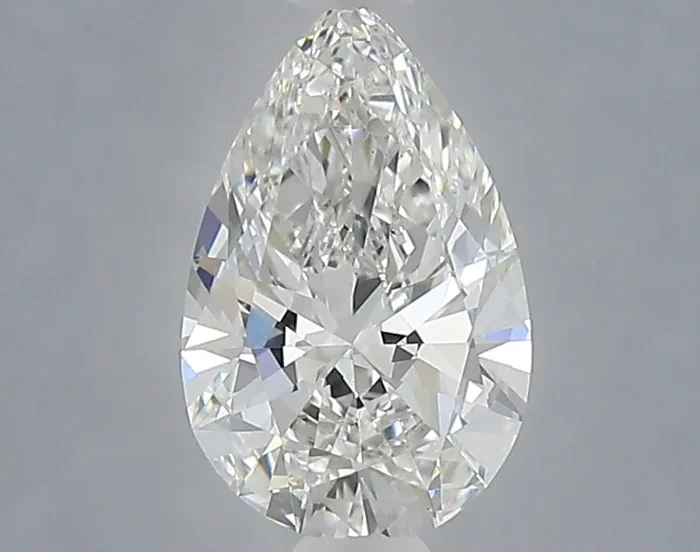 1.03 Carat Pear Shaped, Excellent Cut, E Color, VVS2 Clarity, IGI Certified Lab Grown Diamond