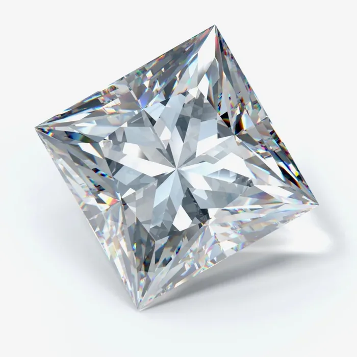 1.03 Carat Princess Shaped, Ideal Cut, E Color, VVS2 Clarity, IGI Certified Lab Grown Diamond