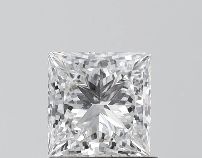1.04 carat E-VVS2 Princess Cut Lab Grown Diamond
