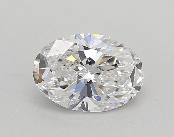1.04 Carat Oval Shaped, Ideal Cut, D Color, VVS2 Clarity, GIA Certified Lab Grown Diamond