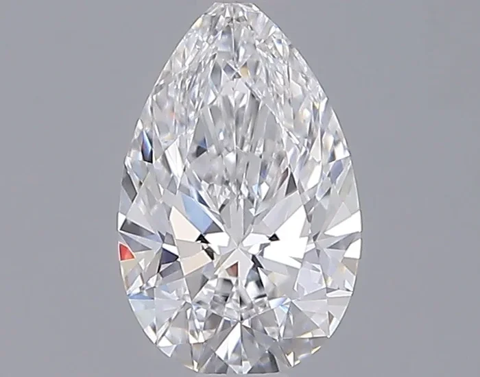 1.06 Carat Pear Shaped, Ideal Cut, D Color, VVS1 Clarity, IGI Certified Lab Grown Diamond