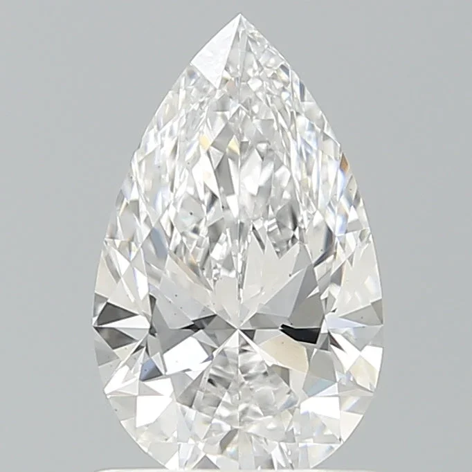 1.06 Carat Pear Shaped, Very Good Cut, E Color, VS1 Clarity, IGI Certified Lab Grown Diamond