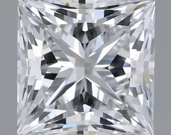 1.06 Carat Princess Shaped, Excellent Cut, D Color, VS1 Clarity, IGI Certified Lab Grown Diamond