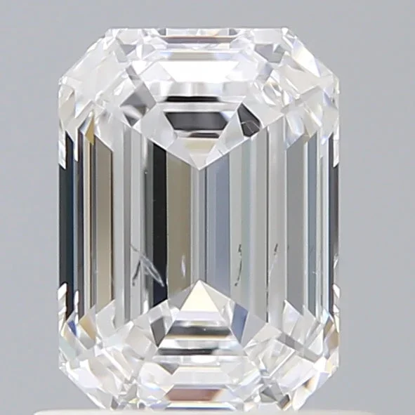 1.07 Carat Emerald Shaped, Very Good Cut, E Color, SI1 Clarity, IGI Certified Lab Grown Diamond