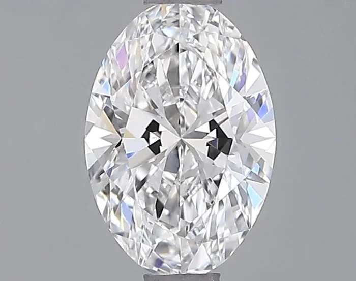 1.08 Carat Oval Shaped, Ideal Cut, D Color, VVS1 Clarity, IGI Certified Lab Grown Diamond