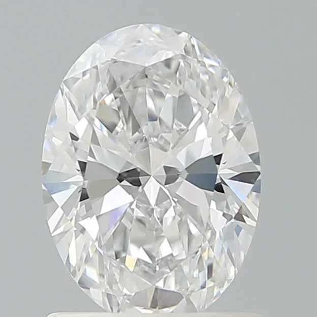 1.08 Carat Oval Shaped, Very Good Cut, D Color, VS1 Clarity, IGI Certified Lab Grown Diamond