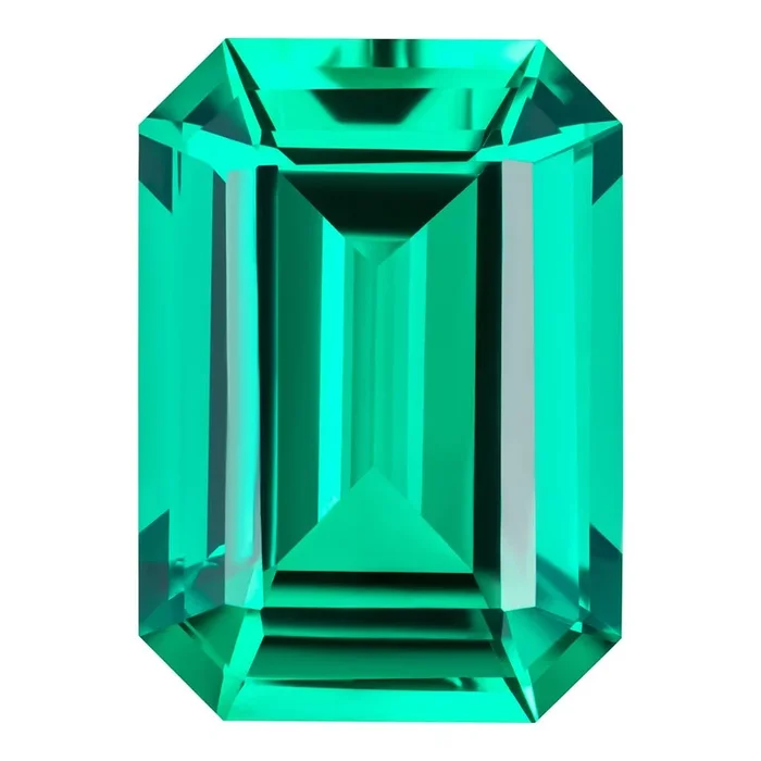 1.10 Carat Emerald Cut Lab-Created Emerald