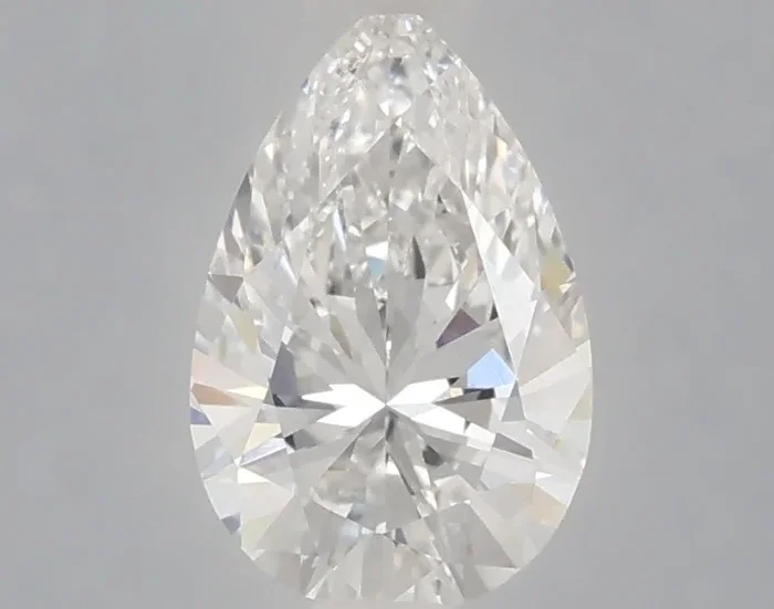 1.10 Carat Pear Shaped, Ideal Cut, D Color, VVS2 Clarity, IGI Certified Lab Grown Diamond