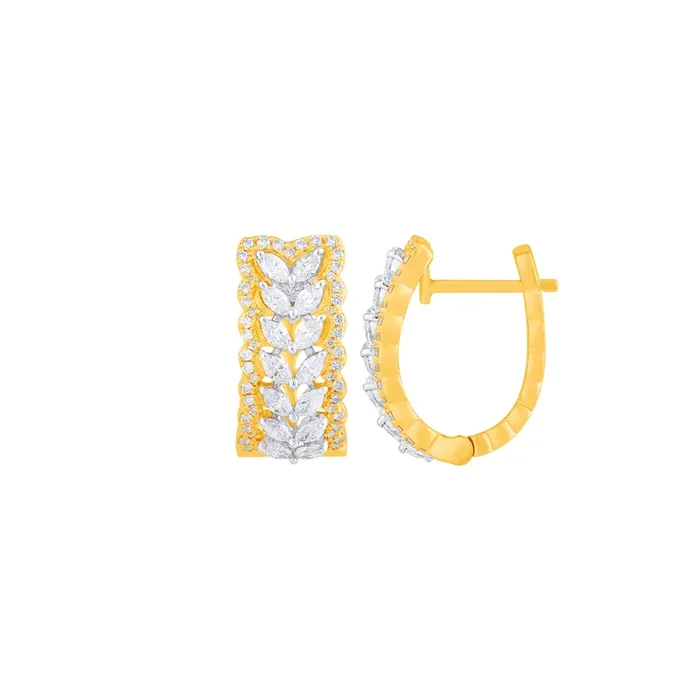 1.11Ct VVS/FG Diamond Clipon Earrings in 18K Gold