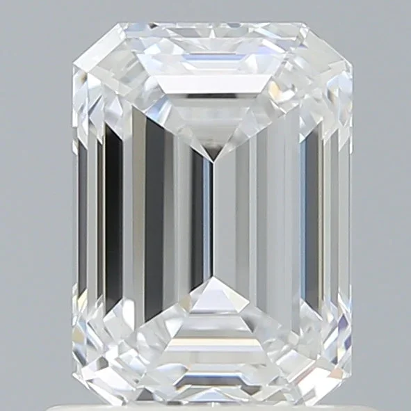 1.12 Carat Emerald Shaped, Ideal Cut, D Color, VVS2 Clarity, IGI Certified Lab Grown Diamond