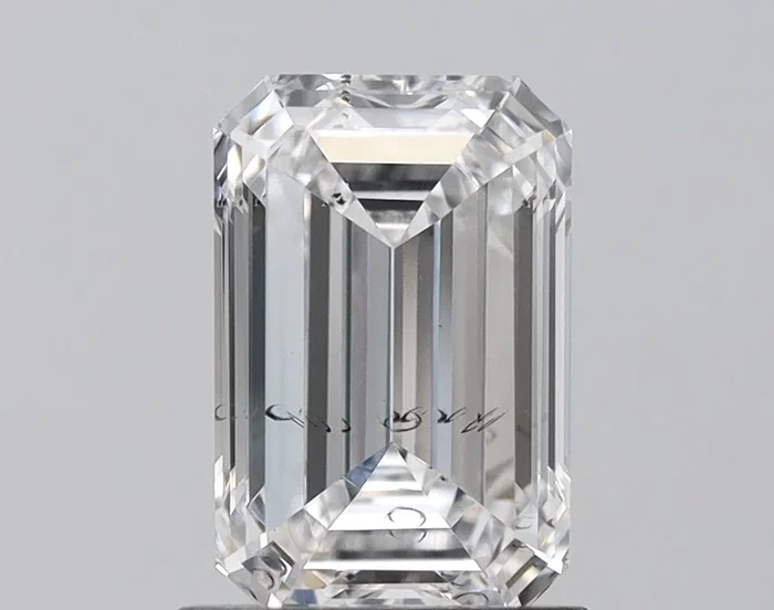 1.34 carat E-SI1 Emerald Cut Lab Grown Diamond