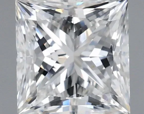 1.34 Carat Princess Shaped, Ideal Cut, E Color, VS1 Clarity, IGI Certified Lab Grown Diamond
