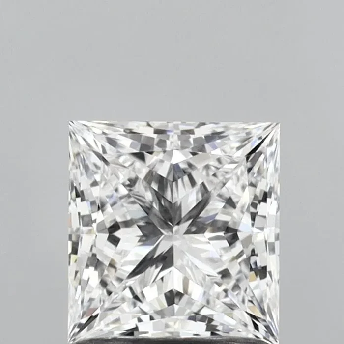 1.35 carat D-VVS2 Princess Cut Lab Grown Diamond