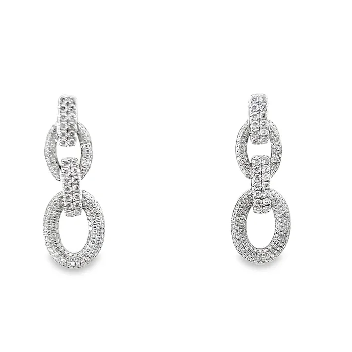 1.44CT DIA LINK EARRINGS