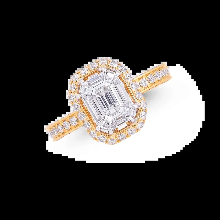 1.53Ct SI/GH Diamond Ring in 14K Gold