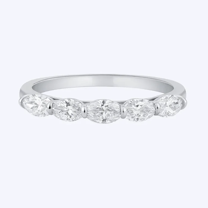 1.56ctw Oval Anniversary Diamond Band
