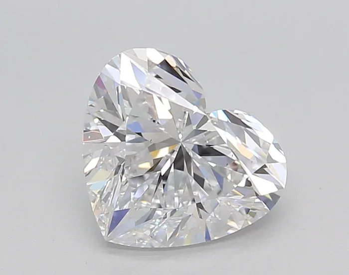 1.71 Carat Heart Shaped, Ideal Cut, D Color, VS1 Clarity, IGI Certified Lab Grown Diamond