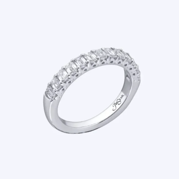 1.73ctw Emerald-Cut Diamonds Anniversary Band