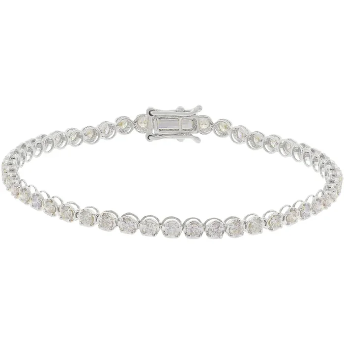 1.92Ct VS/SI-GHI Diamond Bracelet in 18K Gold