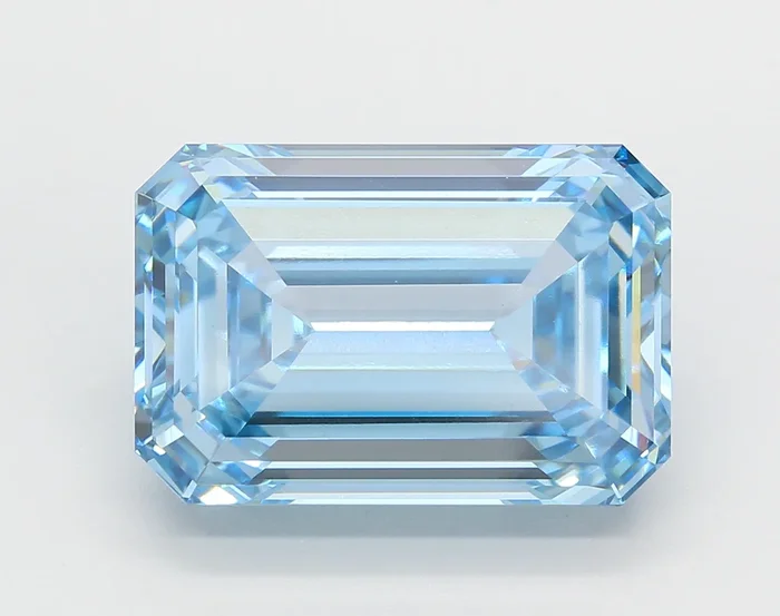 10.51 Carat Emerald Shaped, Ideal Cut, VVS2 Clarity, IGI Certified Lab Grown Diamond