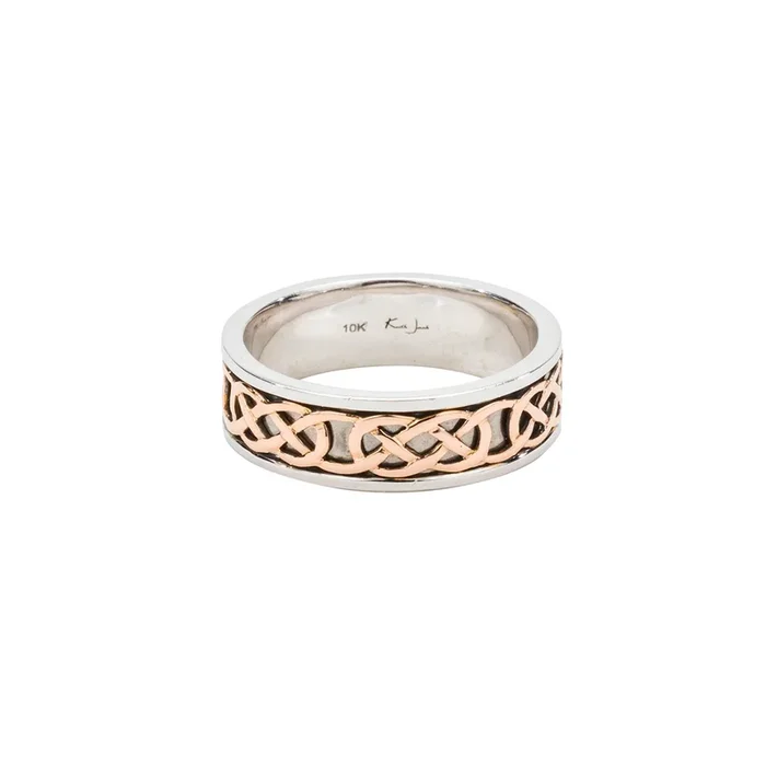10k White and Rose Gold ‘Belston’ Ring