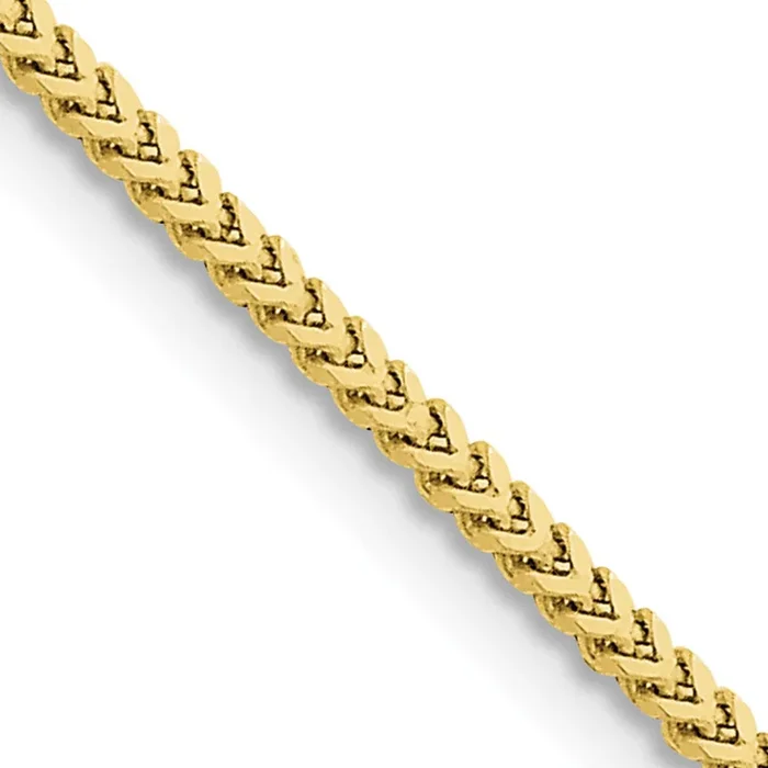 10KT Yellow Gold 24-inch 2MM Franco Chain