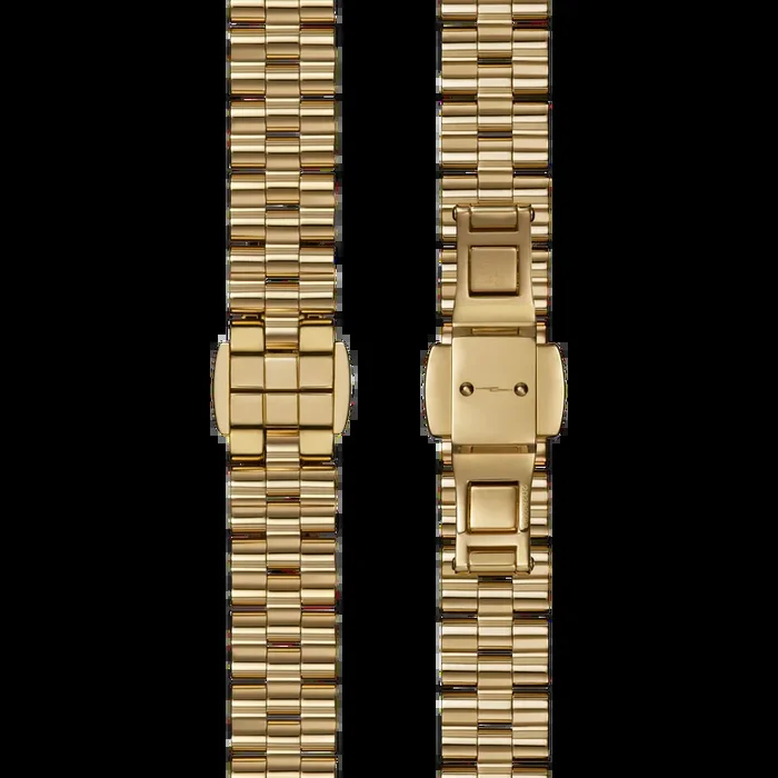 10mm Wavy Bar Link Bracelet – PVD Gold