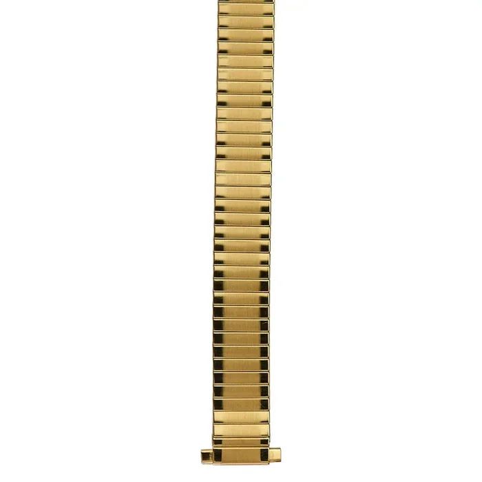 11mm-15mm Stainless Steel Gold Tone Expansion Watch Band – 11mm Width