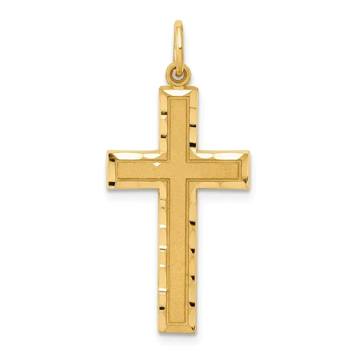 14k Cross Charm