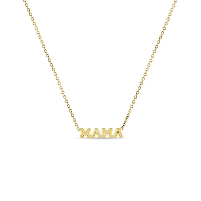 14k Itty Bitty MAMA Necklace