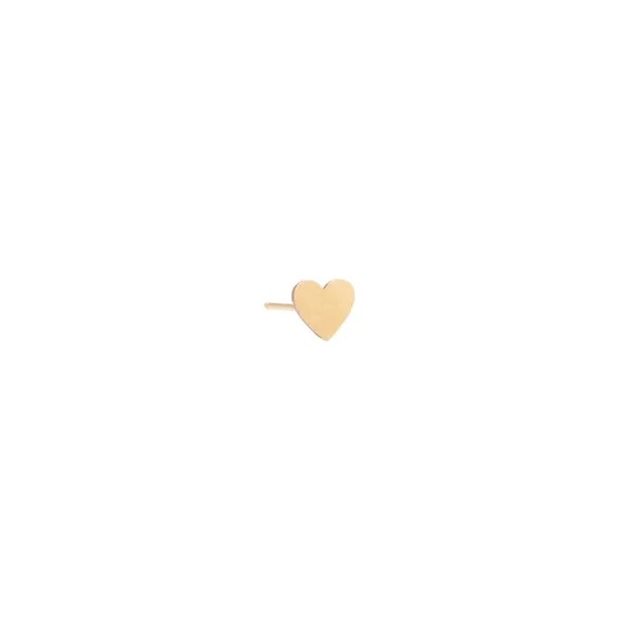 14k Midi Bitty Heart Stud